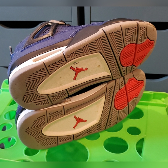 AIR JORDAN 4 Retro WNTR GS ☆ Loyal Blue ☆ WINTERIZED ☆ 4 Youth or 5.5 Wmns ☆ EUC - Picture 9 of 11